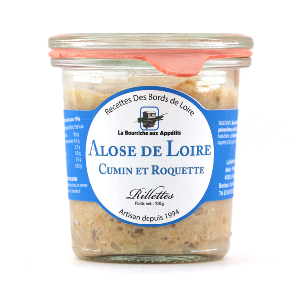 Alose de Loire cumin et roquette