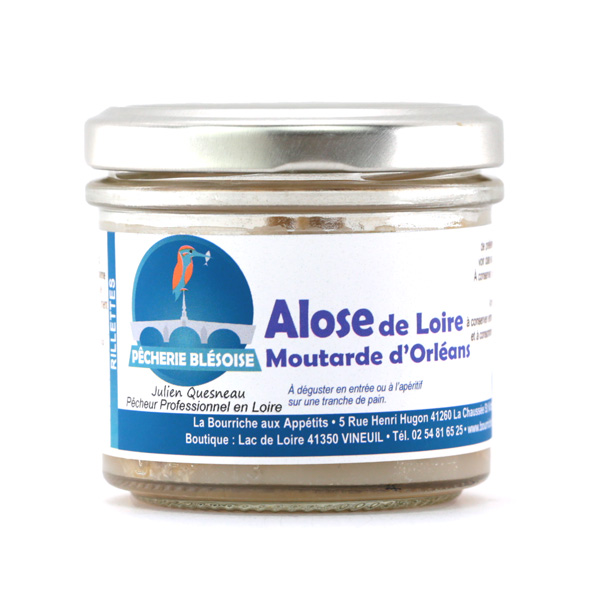 Alose de Loire à la moutarde à l'ancienne