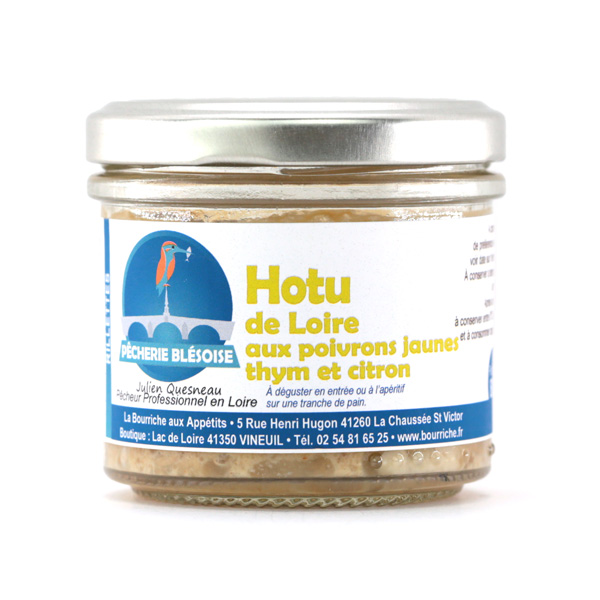 Hotu de Loire aux poivrons jaunes, thym et citron