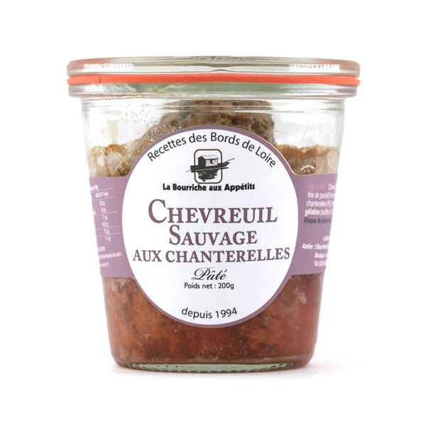 Chevreuil du Val de Loire aux chanterelles 200g