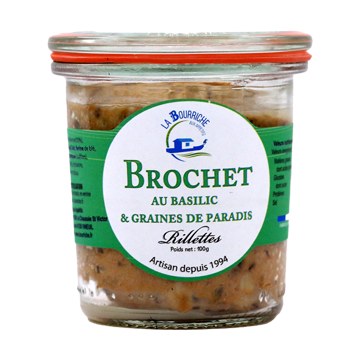Brochet basilic sauvage et graines de paradis 100g