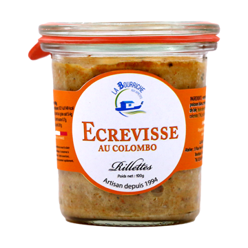 Ecrevisse et son mélange colombo 100g